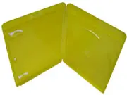 Blu-Ray-Hülle - 11mm - transparent gelb