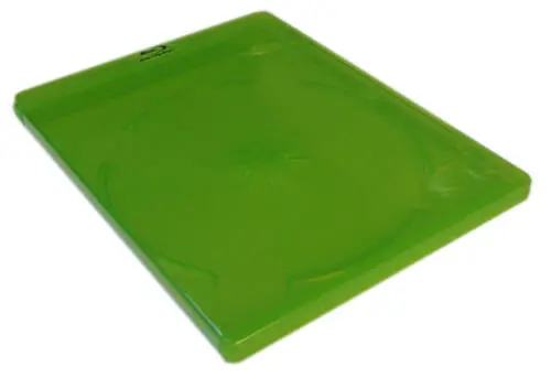 Blu-Ray-Hülle - 11mm - transparent grün
