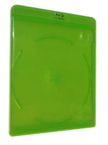 Blu-Ray-Hülle - 11mm - transparent grün (Blu-Ray-Boxen)