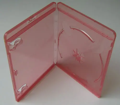 Blu-Ray-Hülle - 11mm - rot transparent
