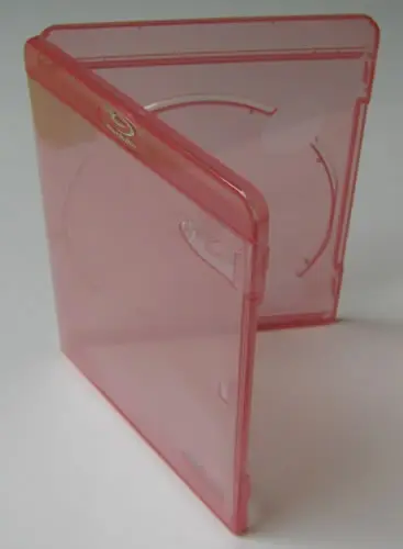 Blu-Ray-Hülle - 11mm - rot transparent