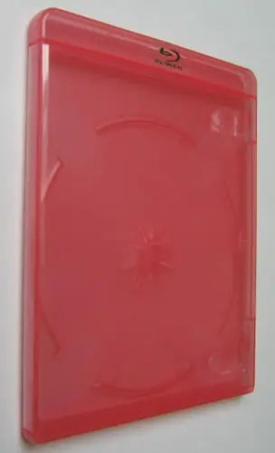 Blu-Ray-Hülle - 11mm - rot transparent (Blu-Ray-Boxen)