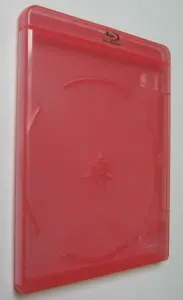 Blu-Ray-Hülle - 11mm - rot transparent (Blu-Ray-Boxen)