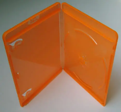 Blu-Ray-Hülle - orange transparent (Blu-Ray-Boxen)