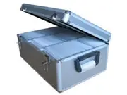 CD/DVD-Koffer 500 - für 500 Discs - silber