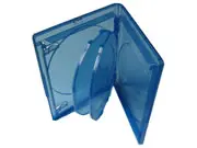 Elite Blu-Ray-Hülle für 4 Disks - 15 mm - blau