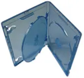 Details zu Elite Blu-Ray-Hülle für 3 Disks - 11mm - blau ArtNr.99856-3040