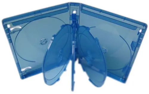 Elite Blu-Ray-Hülle für 8 Disks - 25mm - blau (Blu-Ray-Boxen)