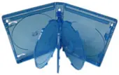 Details zu Elite Blu-Ray-Hülle für 8 Disks - 25mm - blau ArtNr.99857-3047