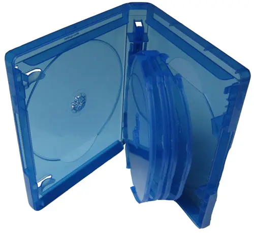 Elite Blu-Ray-Hülle für 10 Disks - 25 mm - blau