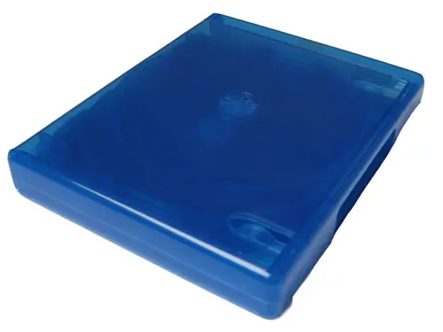 Elite Blu-Ray-Hülle für 10 Disks - 25 mm - blau (Blu-Ray-Boxen)