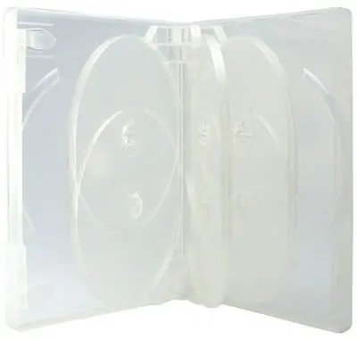 Qualitäts DVD-Hülle 8-fach - transparent (DVD-Mehrfachboxen)