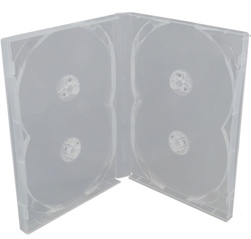 SCANAVO 4/ONE XTRA DVD-Hlle 4-fach - transparent (DVD-Mehrfachboxen)