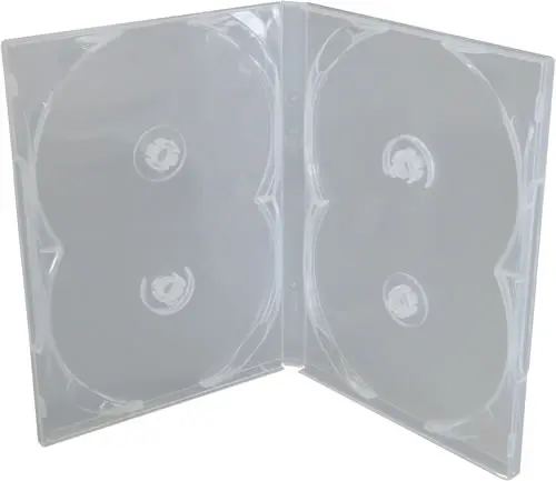 SCANAVO DVD-Hülle 4-fach - transparent (DVD-Mehrfachboxen)