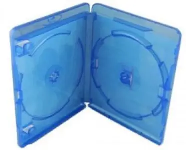 AMARAY Blu-Ray-Hülle für 2 Disks - blau  (Blu-Ray-Boxen)