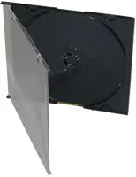 Details zu CD-Slimcase - schwarz - 50 Stück ArtNr.99905-693