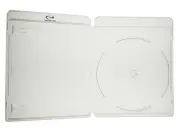 Blu-Ray-Hülle - transparent - Logo silbern