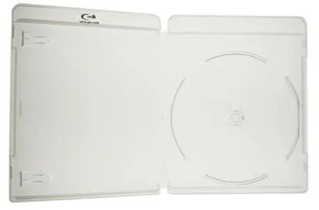Blu-Ray-Hülle - transparent - Logo silbern (Blu-Ray-Boxen)