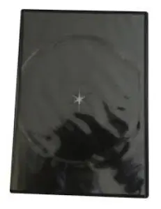 Doppel-DVD-Hülle Slim schwarz glänzend