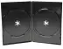 Doppel-DVD-Hülle Slim schwarz glänzend  (DVD-Huellen Slim) 