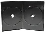 Doppel-DVD-Hülle Slim schwarz glänzend
