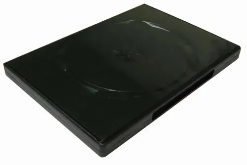 Doppel-DVD-Hülle - glänzend schwarz