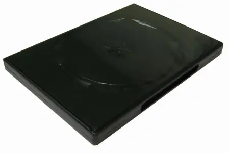 Doppel-DVD-Hülle - glänzend schwarz