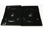 Doppel-DVD-Hülle - glänzend schwarz