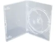 AMARAY Doppel-DVD-Hülle mit Klapptray - transparent