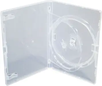 Details zu AMARAY Doppel-DVD-Hülle mit Klapptray - transparent ArtNr.99929-397