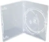 Details zu AMARAY Doppel-DVD-Hülle mit Klapptray - transparent ArtNr.99929-397