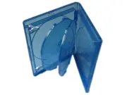Elite Blu-Ray-Hülle für 4 Disks - 15mm - blau