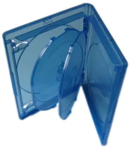 Elite Blu-Ray-Hülle für 4 Disks - 15mm - blau (Blu-Ray-Boxen)