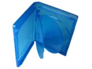 Qualitäts-Blu-Ray-Hülle für 5 Disks - 15mm - blau