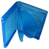 Details zu Qualitäts-Blu-Ray-Hülle für 5 Disks - 15mm - blau ArtNr.99932-3664