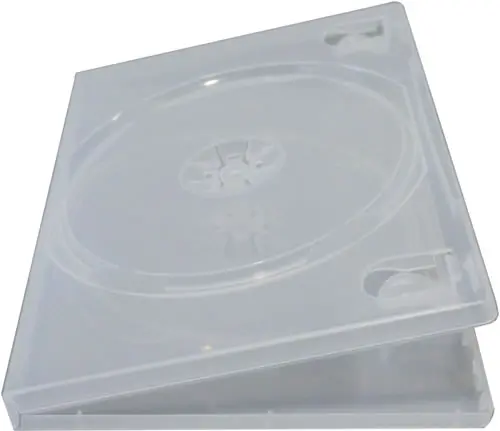 Qualitäts Doppel-DVD-Hülle - transparent