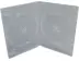 Qualitäts Doppel-DVD-Hülle - transparent  (DVD-Mehrfachboxen) 
