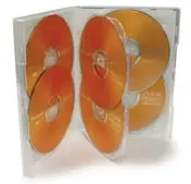 Details zu AMARAY DVD-Hülle 6-fach - transparent ArtNr.99952-701