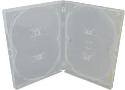 Details zu AMARAY DVD-Hülle 4-fach - transparent ArtNr.99951-700