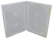AMARAY DVD-Hülle 4-fach - transparent