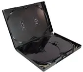 Details zu AMARAY 4-fach-DVD-Hülle - schwarz ArtNr.99955-3388