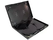 AMARAY 4-fach-DVD-Hülle - schwarz