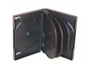 Qualitäts DVD-Hülle 8-fach - schwarz