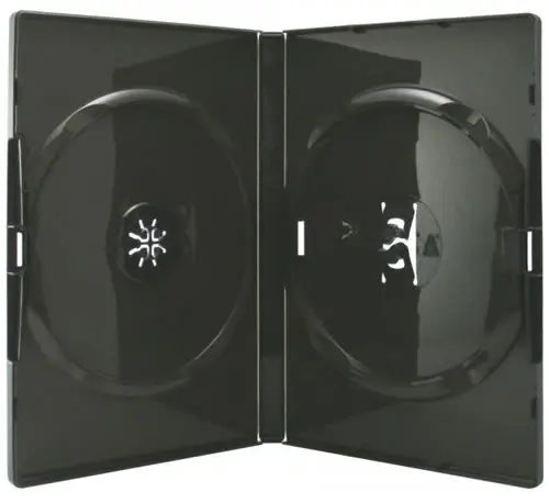 AMARAY Doppel-DVD-Hülle - schwarz (DVD-Mehrfachboxen)