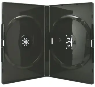 Details zu AMARAY Doppel-DVD-Hülle - schwarz ArtNr.99970-336