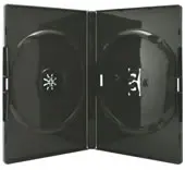 Details zu AMARAY Doppel-DVD-Hülle - schwarz ArtNr.99970-336