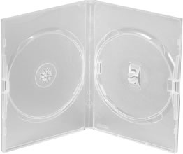 AMARAY Doppel-DVD-Hlle - transparent (DVD-Mehrfachboxen)