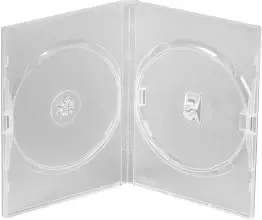 AMARAY Doppel-DVD-Hülle - transparent (DVD-Mehrfachboxen)