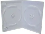 Qualitäts Doppel-DVD-Hülle - weiß glänzend