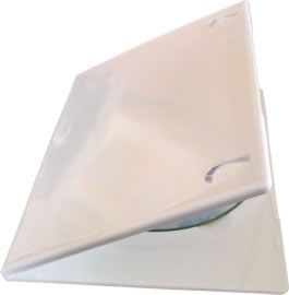 DVD-Slim-Hüllen - weiss (DVD-Huellen farbig)